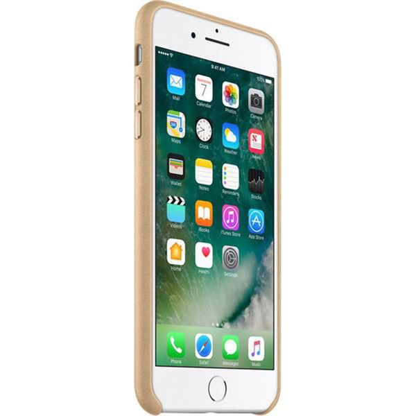 Apple Coque Leather Apple iPhone 8 Plus / 7 Plus - Tan