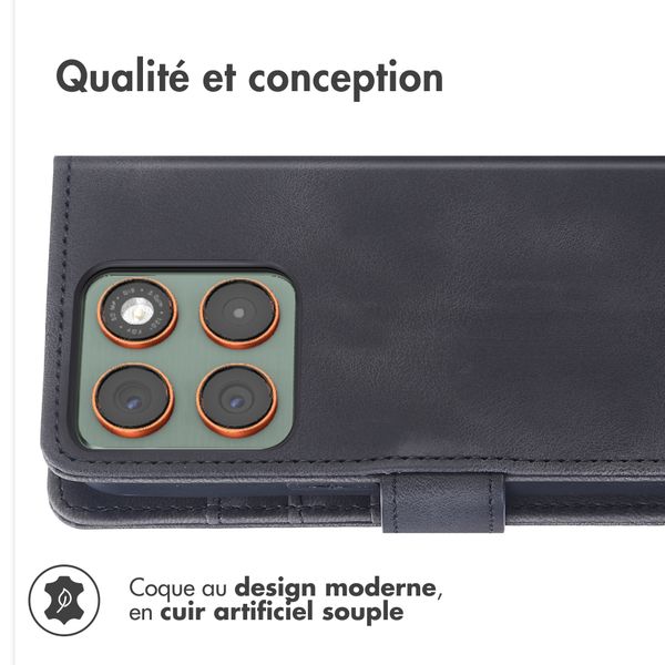 imoshion Etui de télephone portefeuille avec cordon Motorola Edge 70 - Noir