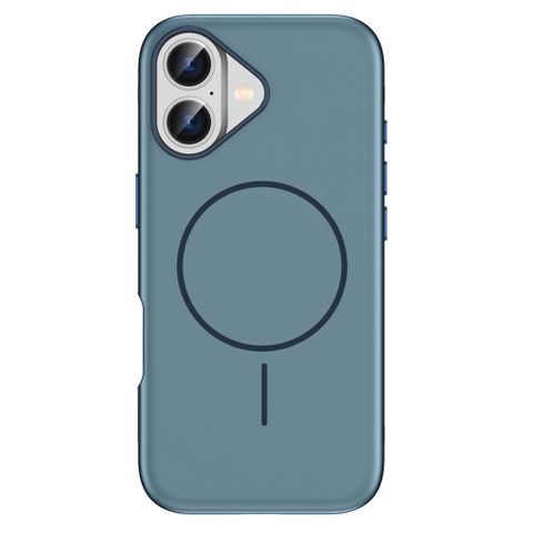 imoshion Coque arrière Color avec Thin MagSafe Ring Apple iPhone 17 - Bleu foncé