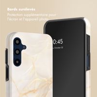 Selencia Coque arrière Vivid Samsung Galaxy A16 - Golden Beige Marble