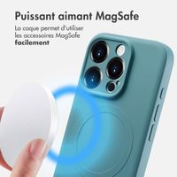 imoshion Coque Couleur avec MagSafe Apple iPhone 16 Pro - Smoke Green