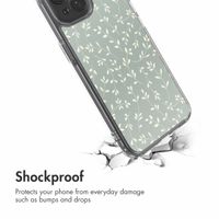 imoshion Coque Design Apple iPhone 15 - Smoke Green Flowers