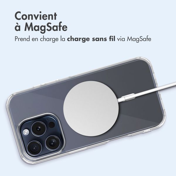 imoshion Coque arrière de protection avec MagSafe Apple iPhone 16 Pro - Transparent