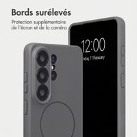 Accezz Coque Grip avec MagSafe Samsung Galaxy S26 Ultra - Gris