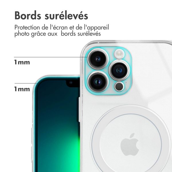 imoshion Coque arrière avec MagSafe Apple iPhone 13 Pro Max - Transparent