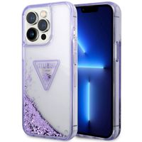 Guess Coque Liquid Glitter Apple iPhone 14 Pro Max - Violet