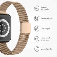 imoshion Bracelet slim Milanese Apple Watch | 38/40/41/42 mm - Rose Doré