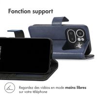 imoshion Étui de télephone portefeuille de luxe Nothing Phone (4a) Pro - Bleu foncé