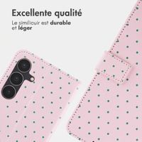 imoshion Étui de télephone portefeuille Design Samsung Galaxy S25 FE - Happy Dots
