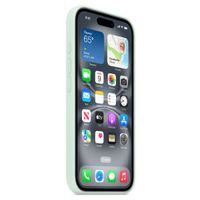 Apple Coque en silicone MagSafe Apple iPhone 16 - Aquamarine
