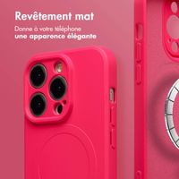 imoshion Coque Couleur avec MagSafe Apple iPhone 15 Pro Max - Neon Pink