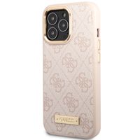 Guess Coque 4G Logo Monogram MagSafe Apple iPhone 14 Pro Max - Rose
