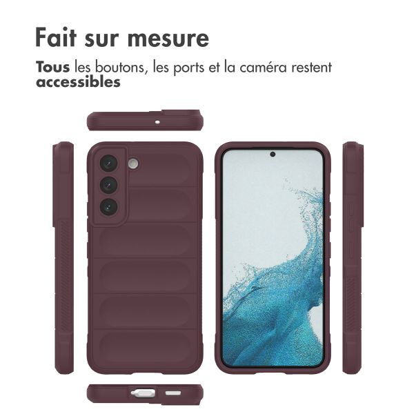 imoshion EasyGrip Backcover Samsung Galaxy S22 - Aubergine