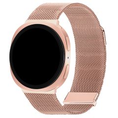 imoshion Bracelet magnétique milanais Samsung Galaxy Watch 9 (40/44mm) / Watch 8 (40/44mm) / Classic (46mm) - Rose Gold
