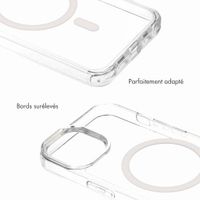 Selencia Coque arrière Rivièra MagSafe avec crochets amovibles Apple iPhone 14 / 13 - Transparent