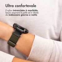 imoshion Bracelet QuickFit® en nylon  - Connexion Garmin 20 mm - Taille L/XL - Vert