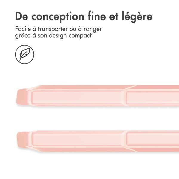 imoshion Coque tablette rigide Trifold Apple iPad 11 (2025) 11 pouces A16 / iPad 10 (2022) 10.9 pouces - Rose