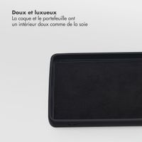 Selencia Étui portefeuille amovible Olyn avec MagSafe Samsung Galaxy S25 Ultra - Noir