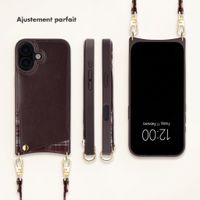 Selencia Coque de télephone Nova avec cordon et porte-cartes Apple iPhone 17 - Checks
