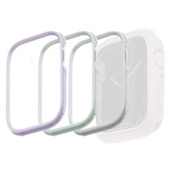 Uniq Pack de 3 lunettes - Pack de lunettes Moduo Apple Watch - 40 / 41 mm - Sage & Lilac & White