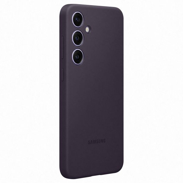 Samsung Original Coque en silicone Samsung Galaxy S24 Plus - Dark Violet