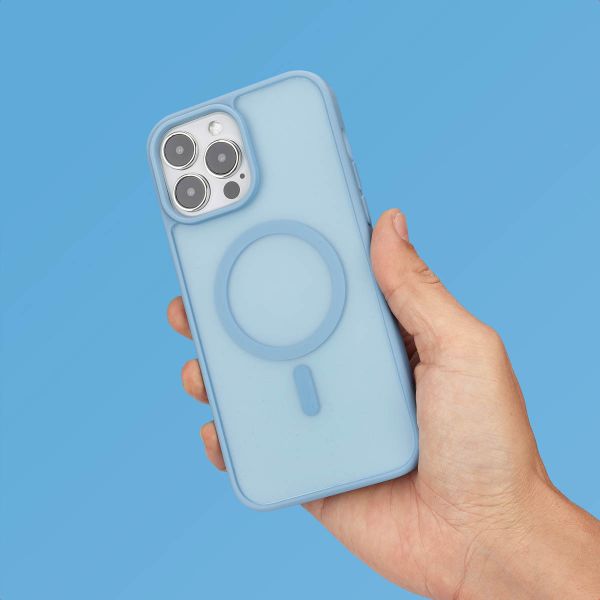 imoshion Coque Color Guard avec MagSafe Apple iPhone 13 Pro Max - Bleu clair