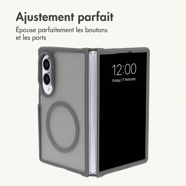 imoshion Coque Color Guard avec MagSafe Samsung Galaxy Z Fold 8 - Gris