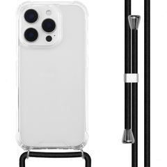 imoshion Coque arrière transparente avec cordon Apple iPhone 16 Pro Max - Noir