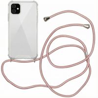 imoshion Coque arrière transparente avec cordon Apple iPhone 11 - Rose Doré
