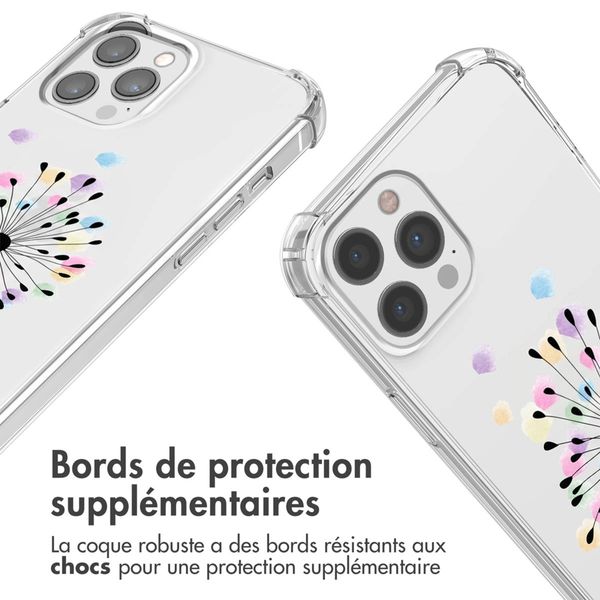 imoshion Coque Design avec cordon Apple iPhone 12 (Pro) - Sandstone Dandelion