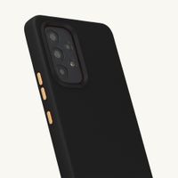 Selencia Coque arrière Rivièra avec MagSafe avec crochets amovibles Samsung Galaxy A53 - Velvet Black