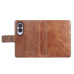 imoshion Étui de télephone portefeuille de luxe Samsung Galaxy Z Fold 8 - Marron foncé