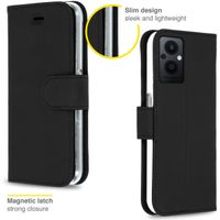 Accezz Étui de télephone Wallet Oppo Reno8 Lite - Noir