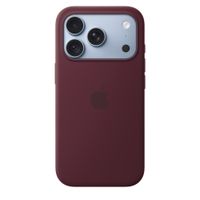 Apple Coque en silicone avec MagSafe Apple iPhone 18 Pro - Burgundy