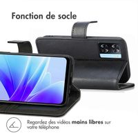 imoshion Étui de télephone portefeuille de luxe Oppo A57(s) - Noir