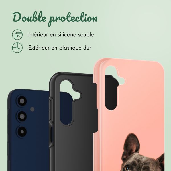 Concevez votre propre coque Tough Samsung Galaxy A16 - Blanc