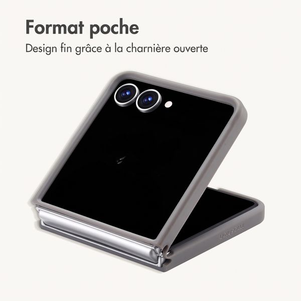 imoshion Coque Color Guard avec MagSafe Samsung Galaxy Z Flip 8 - Gris