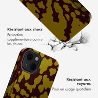 Selencia Coque arrière Vivid avec MagSafe Apple iPhone 13 - Moo'd Olive Dust
