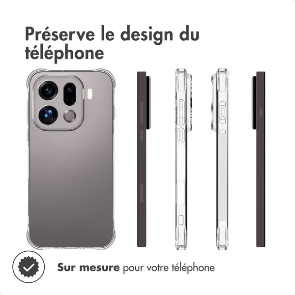 imoshion Shockproof Case Oppo Find X9 Pro - Transparent