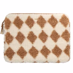 Selencia Housse laptop teddy 13-14 pouces - Checks