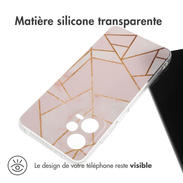 imoshion Coque Design Xiaomi Redmi Note 12 Pro (5G) - Pink Graphic