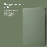 Accezz Coque tablette Classic Apple iPad 9 (2021) 10.2 pouces / iPad 8 (2020) 10.2 pouces / iPad 7 (2019) 10.2 pouces - Vert