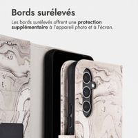 imoshion Étui de télephone portefeuille Design Samsung Galaxy A54 (5G) - Sandy Marble