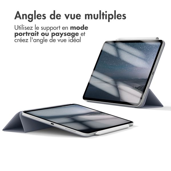imoshion Magnetic etui de téléphone portefeuille Apple iPad Air 11 pouces (2026) M4 / (2025) M3 / (2024) M2 / Air 5 (2022) / Air 4 (2020) - Lavender