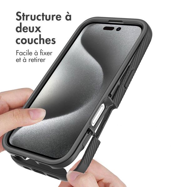 imoshion Coque 360° Full Protective Apple iPhone 16 Pro Max - Noir