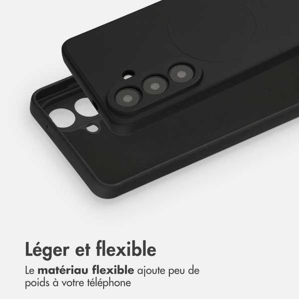 imoshion Coque Couleur avec MagSafe Samsung Galaxy S26 Plus - Noir