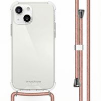 imoshion Coque arrière transparente avec cordon Apple iPhone 13 - Rose Doré
