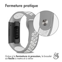 imoshion Pr2198 Fitbit Charge 3 / 4 - Grey & White