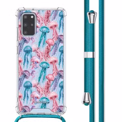 imoshion Coque Design avec cordon Samsung Galaxy S20 Plus - Jellyfish Watercolor