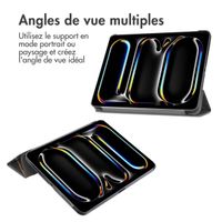 imoshion Coque tablette Design Trifold Apple iPad Pro 11 (2025) M5 / (2024) M4 - Black Marble